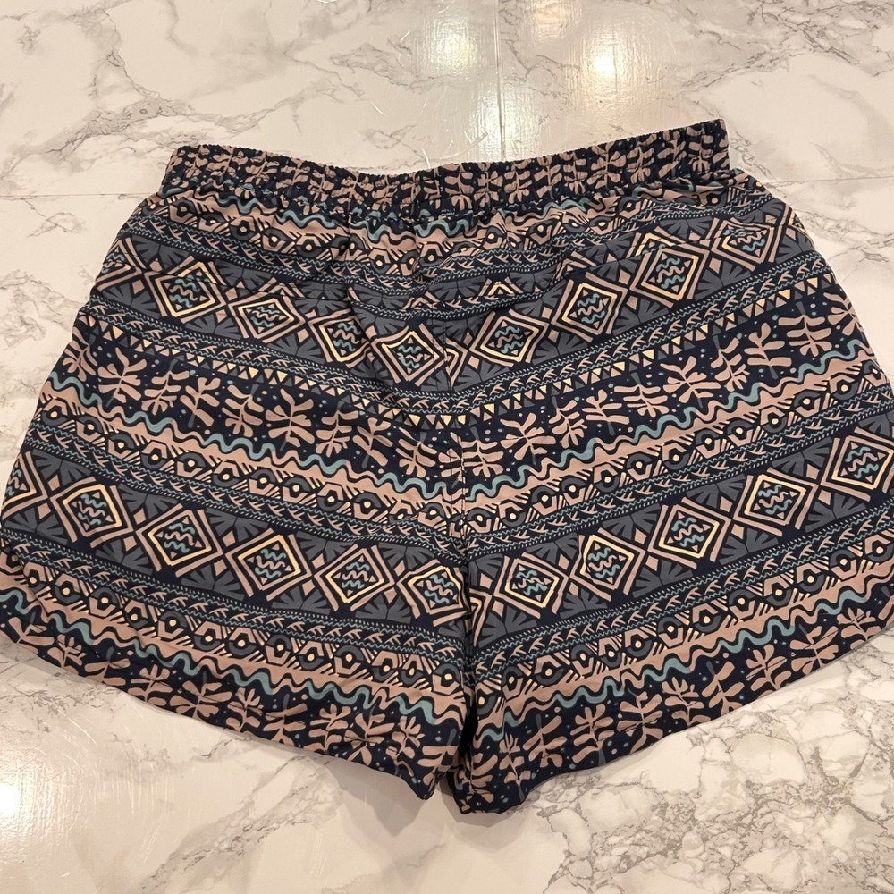 Patagonia Women's Baggies Shorts Size S Print Pattern Drawstring - Picture 10 of 12